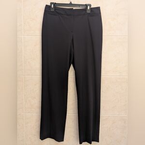 Liz Claiborne Black Straight Leg Pants